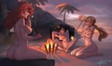 Names are from left to right Zoelza, Iscavella, and Bailiegh