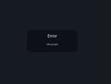 error