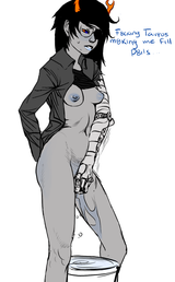620191 - Homestuck Idlecum MS_Paint_Adventures Vriska_Serket