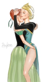 Sexy Elsa and Anna24