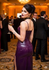 raven, latex dress Gemini_Generated_Image_92jntb92jntb92jn