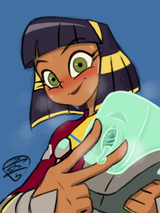 Cleopatra in space