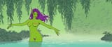 dryad-wading-cartoon