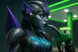 Cybernetic Transformer Cosplay