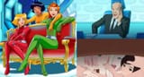 totally spies under table