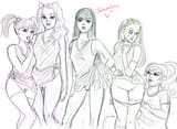 1316323 - Clawdeen_Wolf Cleo_de_Nile Draculaura Frankie_Stein Ghoulia_Yelps jawselyne Monster_High