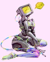 blahhbeau computer_pinup