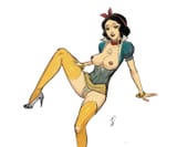 snowwhite sketch coloured