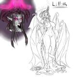 succubus lilith sketch