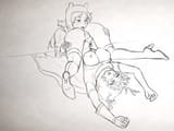 6955905 - Adventure_Time Finn_the_Human Huntress_Wizard Sunny-Sidde-Down