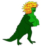 80s iguanodon