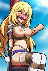magnolia-baillon, ball gagged, nsfw, 1girl, shokuhou misaki (anime), tokiwadai s s-1130760290