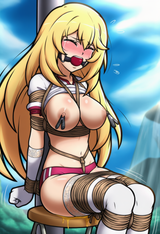 magnolia-baillon, ball gagged, pain, nsfw, 1girl, shokuhou misaki (anime), tokiw s-182264785
