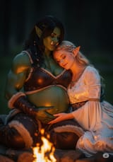 orc and princess, preggo Gemini_Generated_Image_k8vcvpk8vcvpk8vc