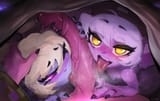 lewdzure_bed infested with yordles