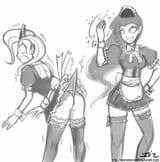 13995__humanized_princess-luna_questionable_trixie_artist-johnjoseco_panties_maid_wedgie