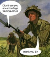 camoflauge training thanks