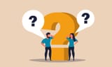 question-problem-and-answer-solution-idea-with-man-and-woman-help-solve-with-advice-mark-illustration-concept-support-thinking-and-business-discussion-strategy-work-character-and-sign-think-vector