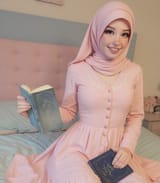 Belle Delphine dressed as muslim (AI)