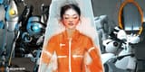 Portal---Chell-art-(centre)-co-op-robots-(left)-lots-of-companion-cubes-and-a-portal-(right)