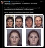 beautiful vs unattractive parents