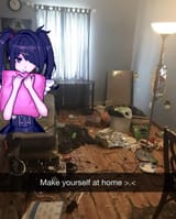weeb e-girl apartment