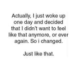 Just like that