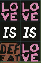 baba love is love love is defeat
