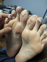 toes