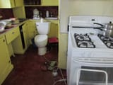 Toilet-in-kitchen