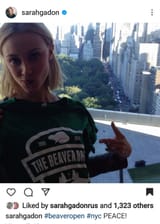 Sarah Gadon Beaver Open Instagram