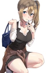 HD-wallpaper-kaguya-sama-love-is-war-big-boobs-thighs-thick-thigh-anime-girls-school-uniform-jk-spread-legs-long-hair-ponytail-cleavage-white-t-shirt-hayasaka-ai-2d-blond-hair-smiling-curvy-blushing