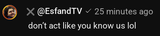 esfand comment