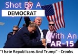 trump assassination fist shot by a democrat crooks quote