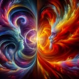 god orchestrates chaos into duality