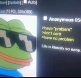 have problem don&#039;t care