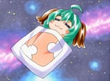 KYOUKO SLEEPING IN SPACE