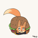 this fox is in burg