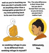 Refuge in self