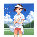 1girl, loli, aged down, flat chest, completely flat chest, tennis uniform, white s-1331578409