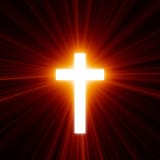glowing cross
