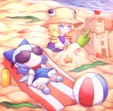 CIRNO AND SUWAKO AT THE FUMO BEACH