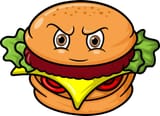 angry-burger-cartoon-mascot-character-vector