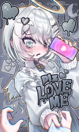 original character, original, girl love me