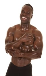 strong-man-sweaty-laughing-african-american-shirtless-smile-32686885