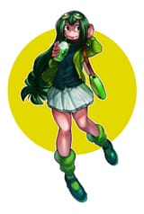 drink smile Asui.Tsuyu.full.2220941