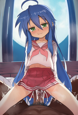 1girl, 1boy, lucky star, impasto, painterly, painting (medium), [[artist_ egami] s-3213503942