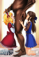 2girls, 1boy, idolmaster, impasto, painterly, painting (medium), {{realistic}}, s-98921565