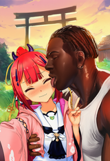 1girl, 1boy, summer pockets, impasto, painterly, painting (medium), {{realistic s-3984595942