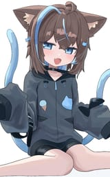 original, girl, cat ears OC